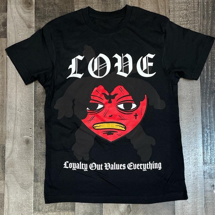 T-Shirt mit Herzgesicht