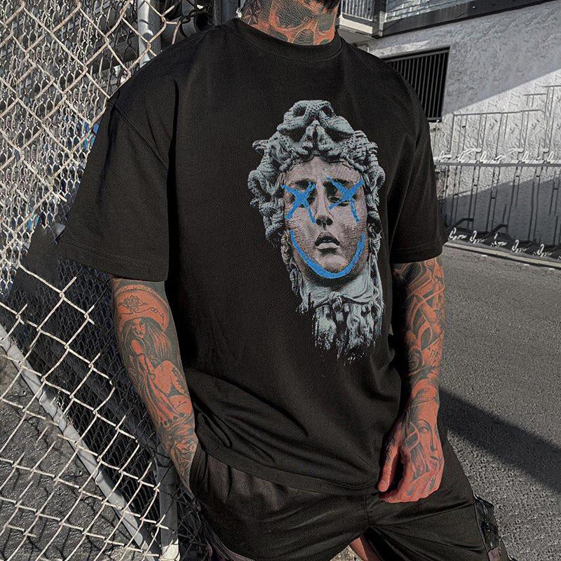 Camiseta de manga corta estampada