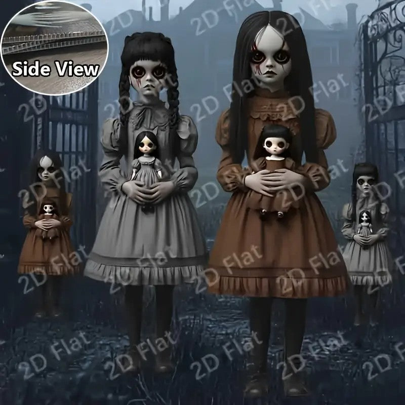 2D Flat 2 Large Size Halloween Patio Signs