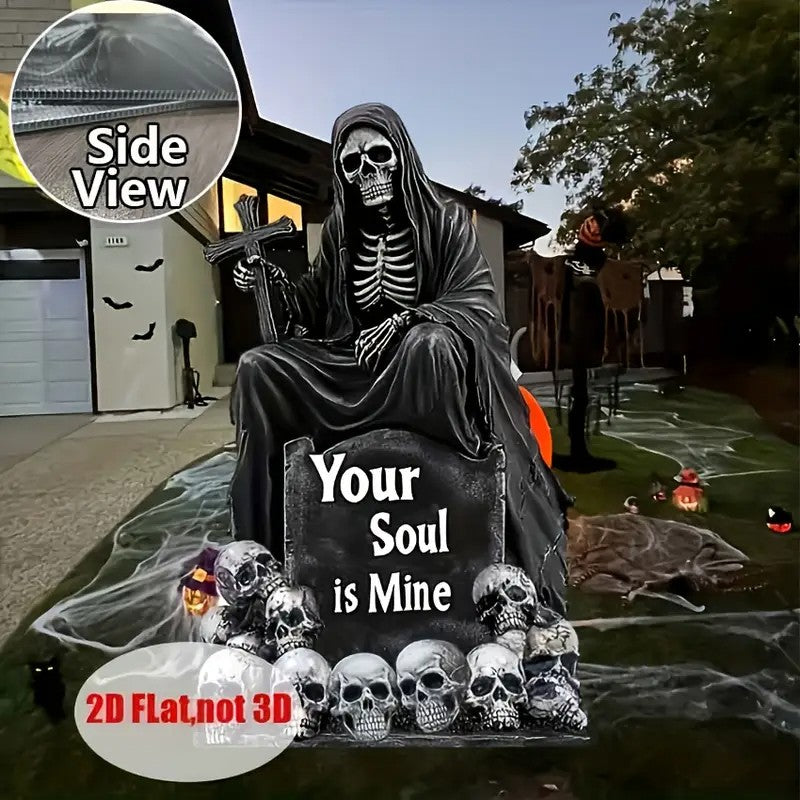 1set Large Halloween Outdoor Yard Decoration Sign