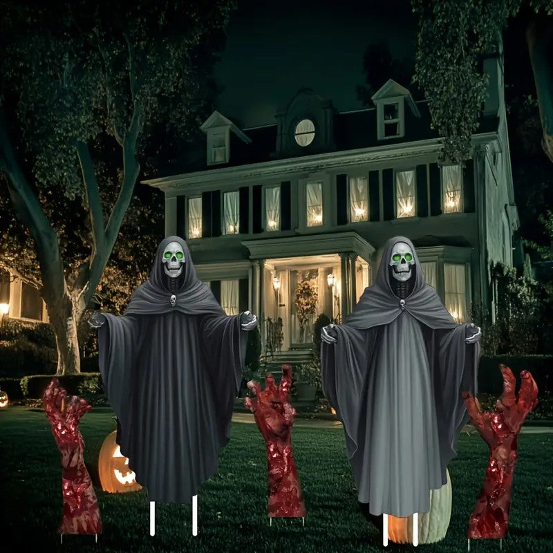 2D Plane 5pcs Set of Halloween Large Size Courtyard Decoration Ornaments