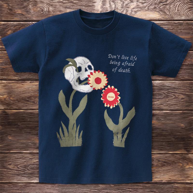 Camiseta de manga corta con estampado callejero personalizado