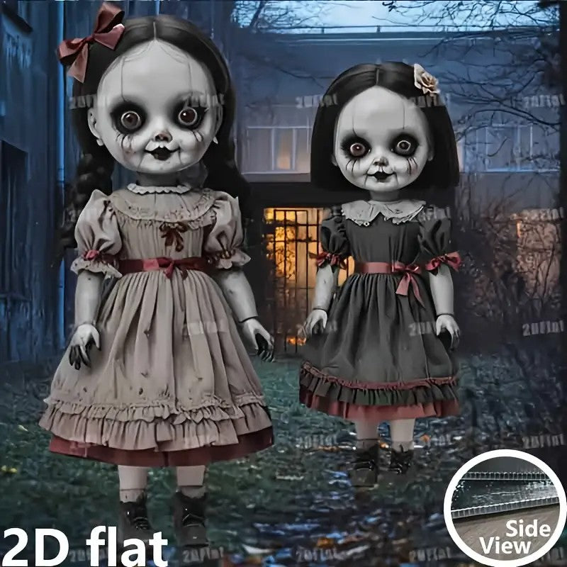 2D Flat 2 Large Size Halloween Yard Signs