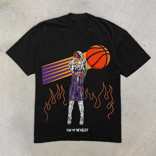 Pantalones cortos de baloncesto personalizados con estampado callejero