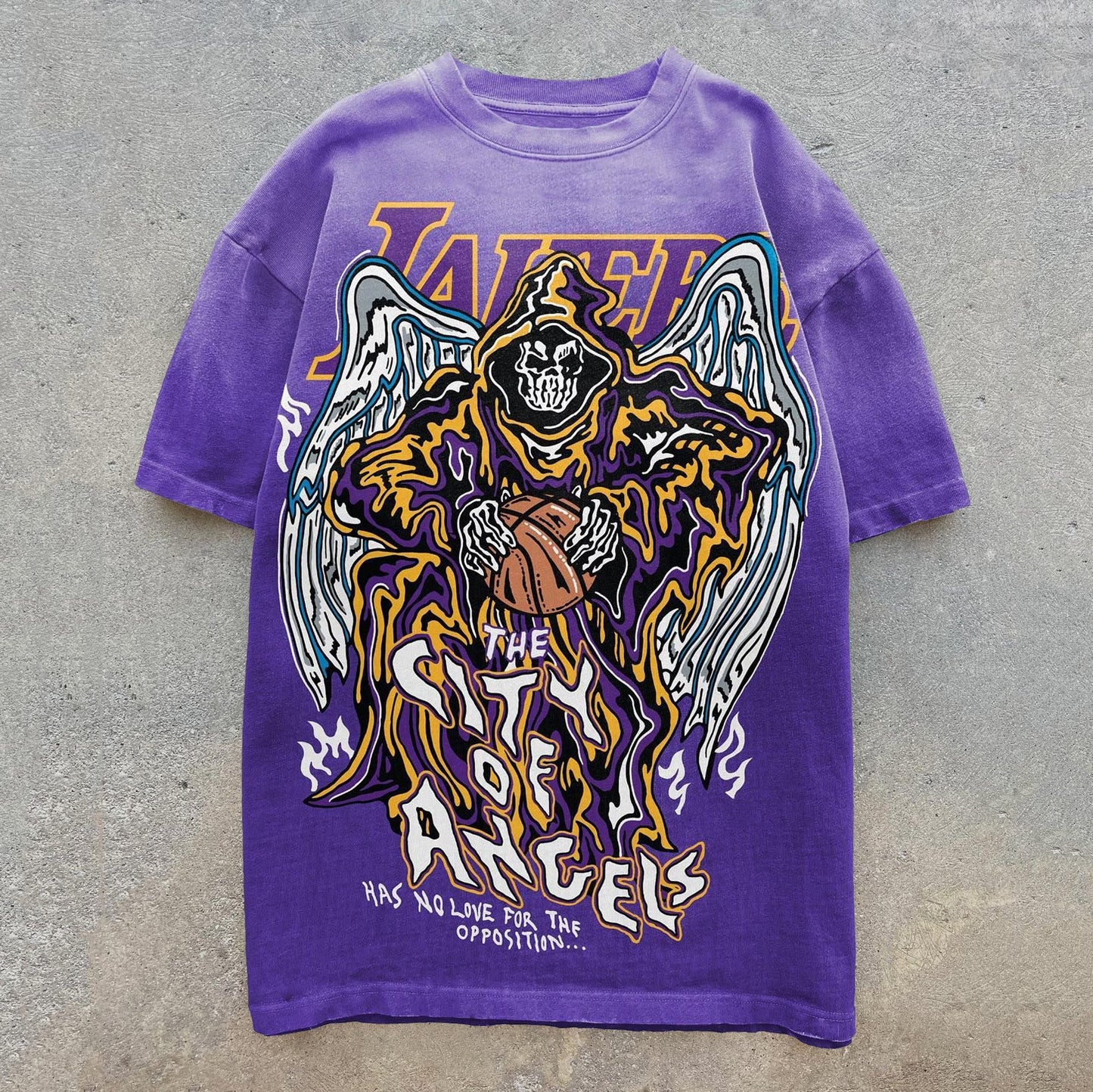 Camiseta de manga corta con estampado de baloncesto personalizado