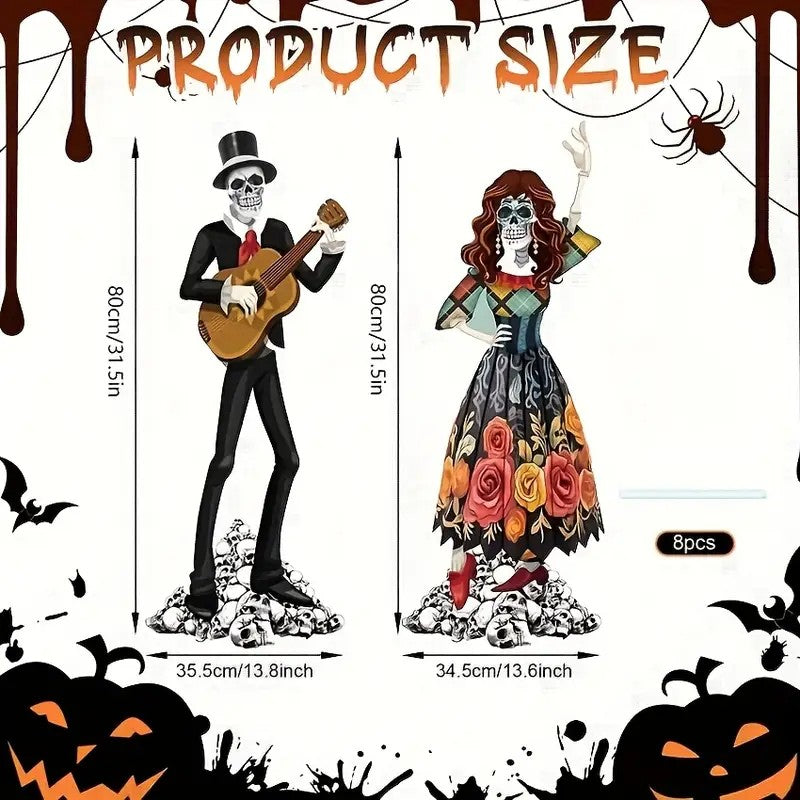 2pcs Halloween Lawn Decorations