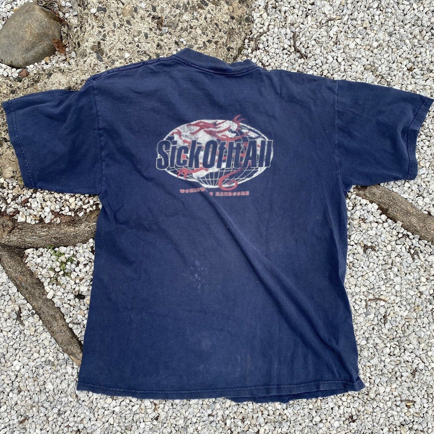 Camiseta de manga corta de moda retro de la marca Tide