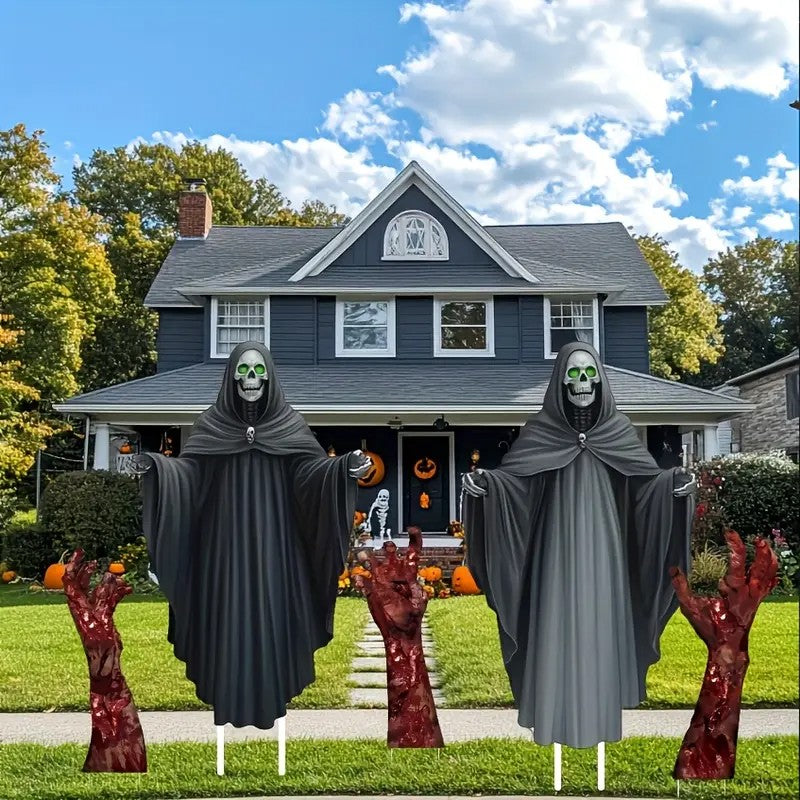 2D Plane 5pcs Set of Halloween Large Size Courtyard Decoration Ornaments