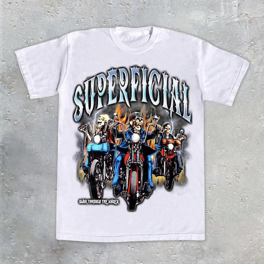 Camiseta suelta de moda personalizada