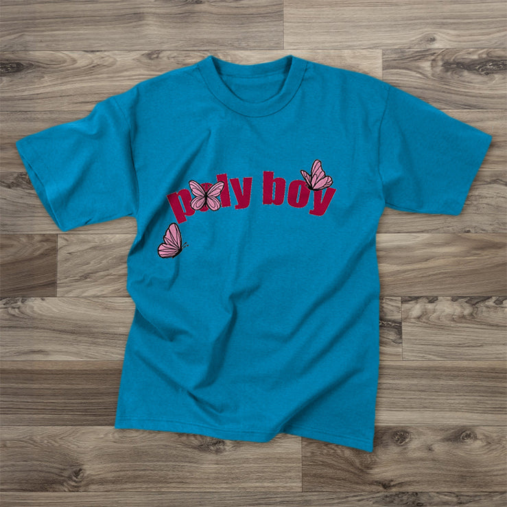 Camiseta de manga corta con estampado de moda retro de la calle Tide
