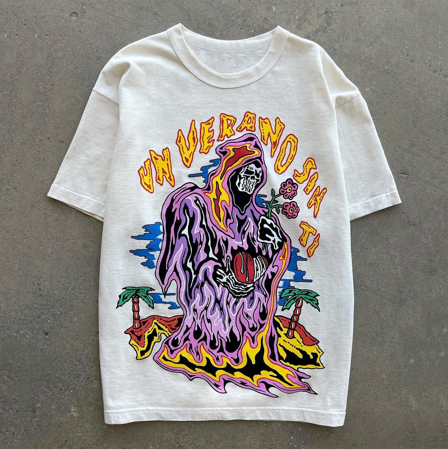 Camiseta de manga corta con estampado Un Verano Sin Ti