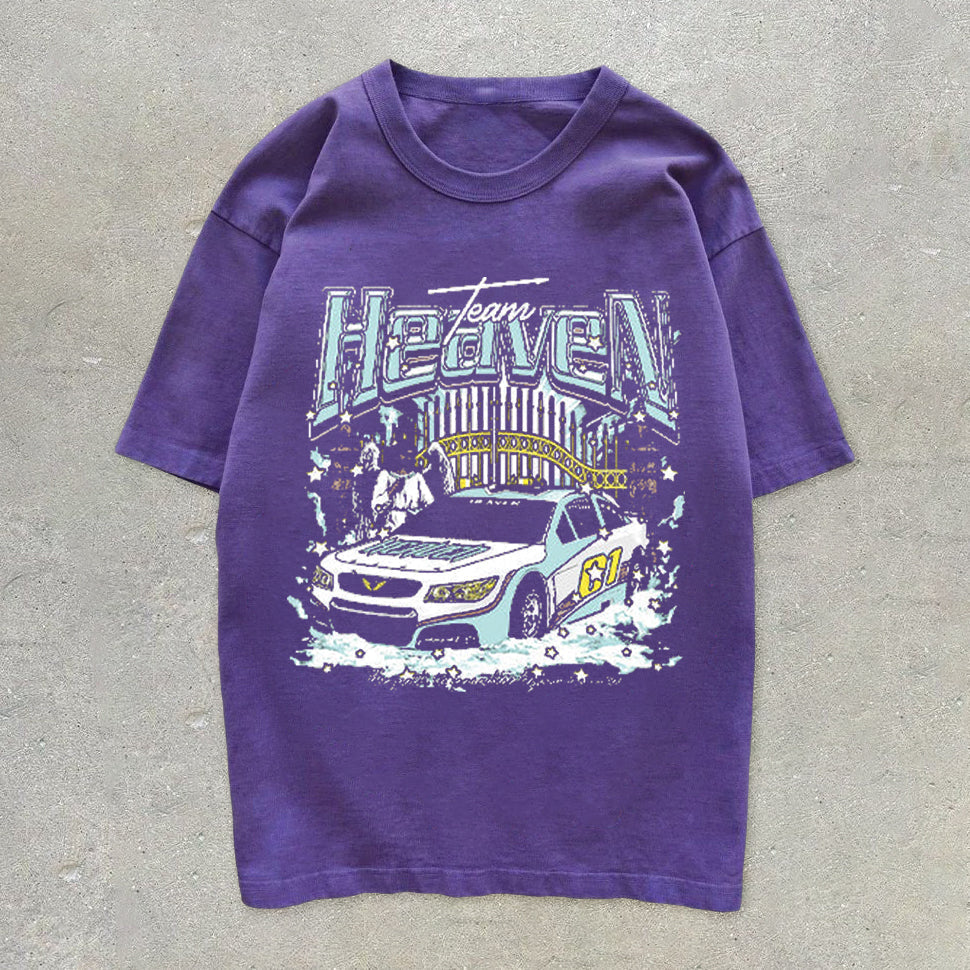 Camiseta de manga corta de moda urbana de hip-hop de la marca Tide
