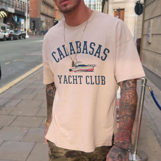 Camiseta de manga corta con estampado gráfico vintage
