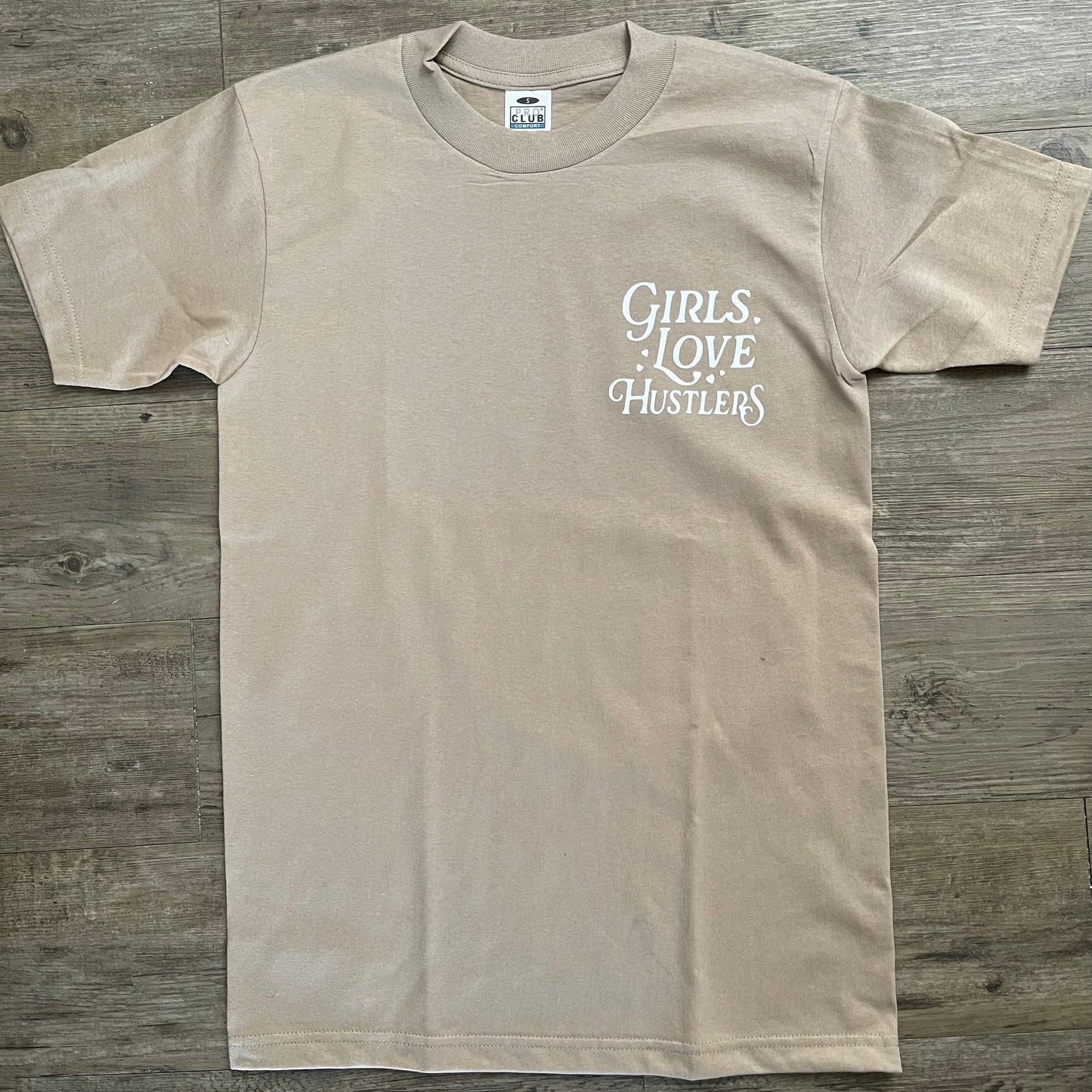 Camiseta con estampado de Girls Love Hustlers