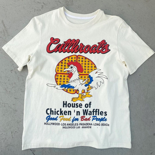 Camiseta de manga corta con estampado de pollo personalizado