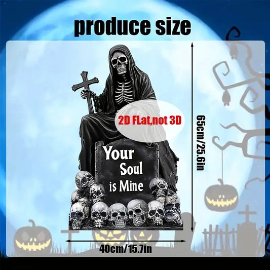 1set Large Halloween Outdoor Yard Decoration Sign