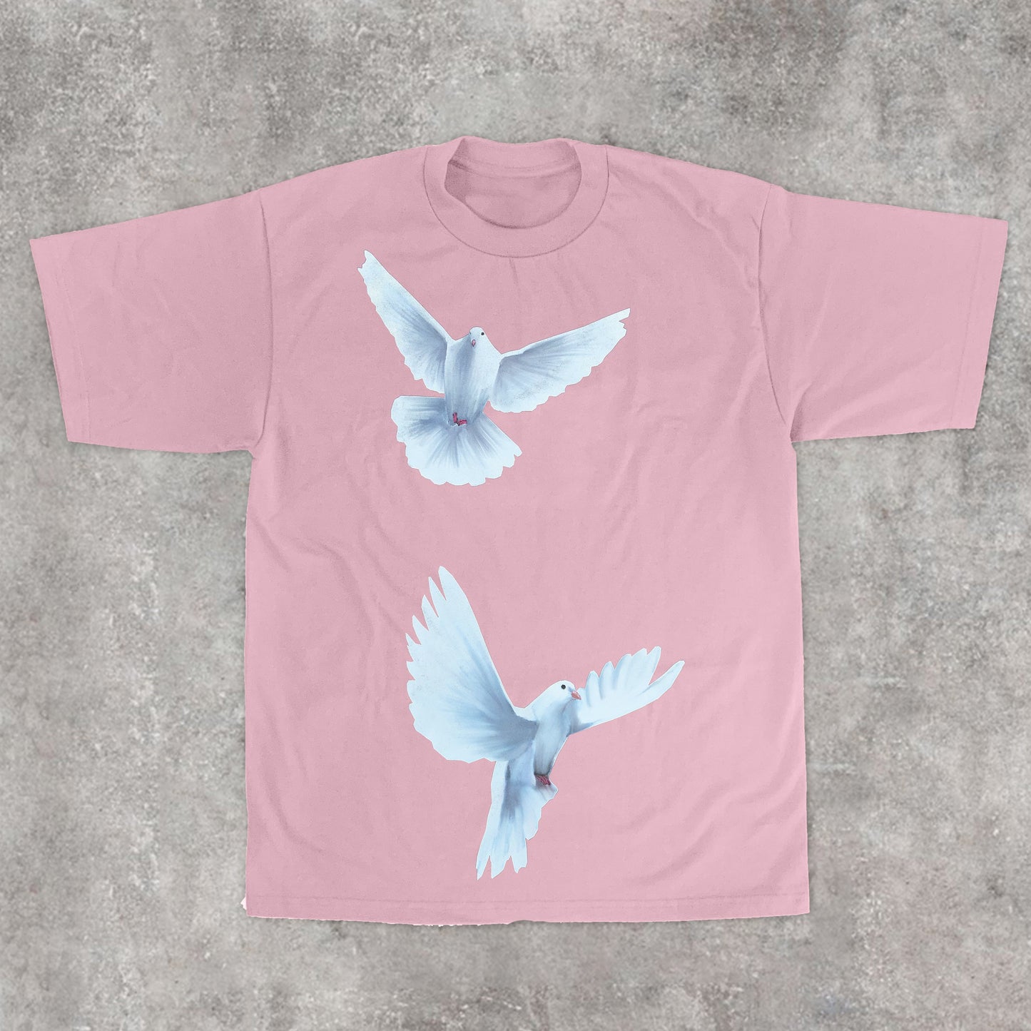 Camiseta de manga corta con estampado de moda Dove Peace