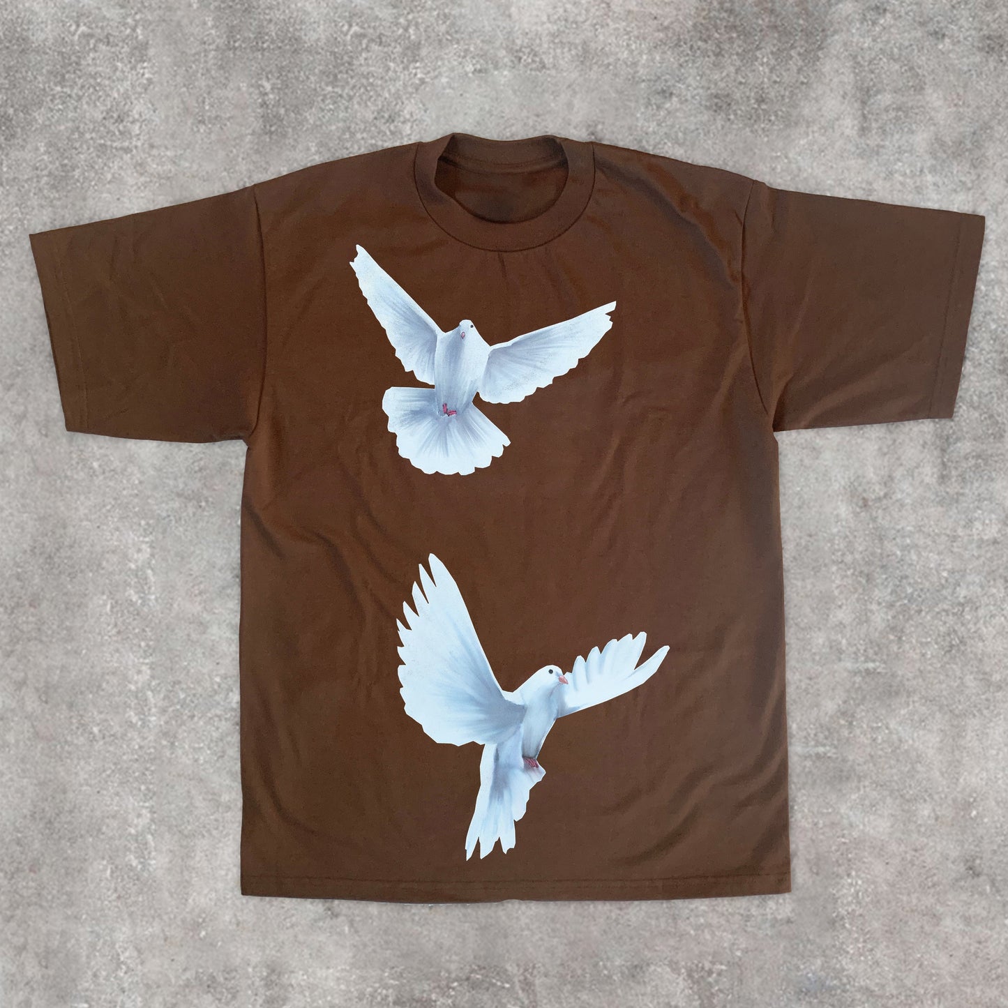 Camiseta de manga corta con estampado de moda Dove Peace