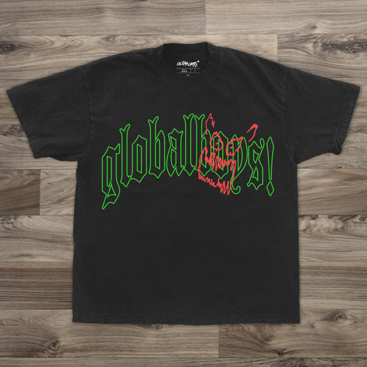 Camiseta informal de manga corta estilo hip hop callejero