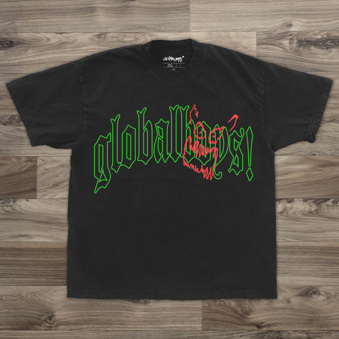 Camiseta informal de manga corta estilo hip hop callejero