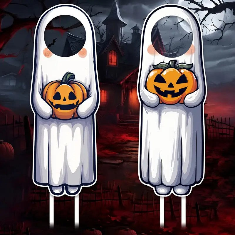 2D Flat 2pcs Halloween Large Size Yard Decoration Ornaments