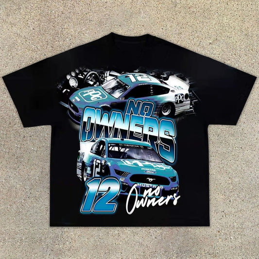 Camiseta casual de calle de carreras de velocidad