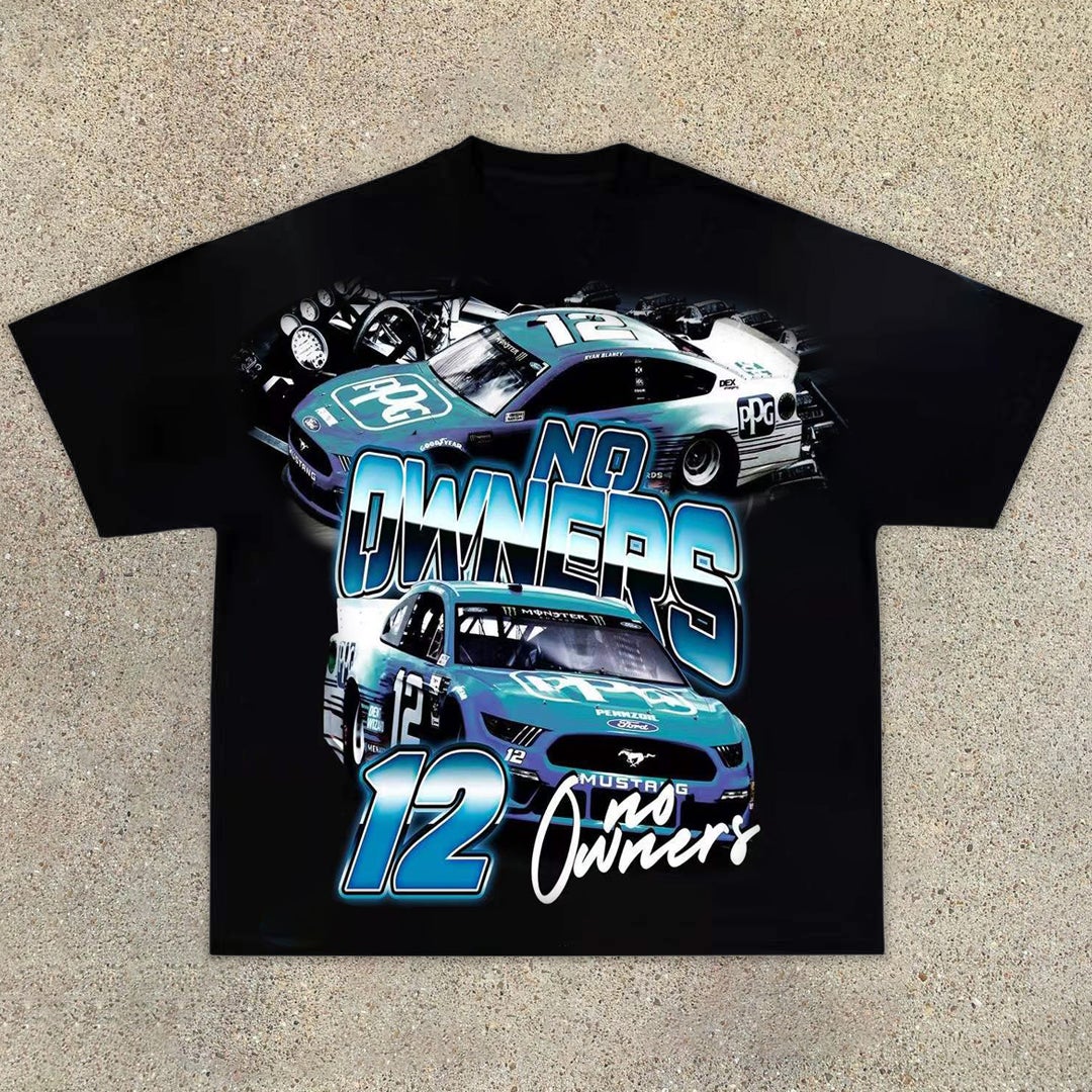 Camiseta casual de calle de carreras de velocidad