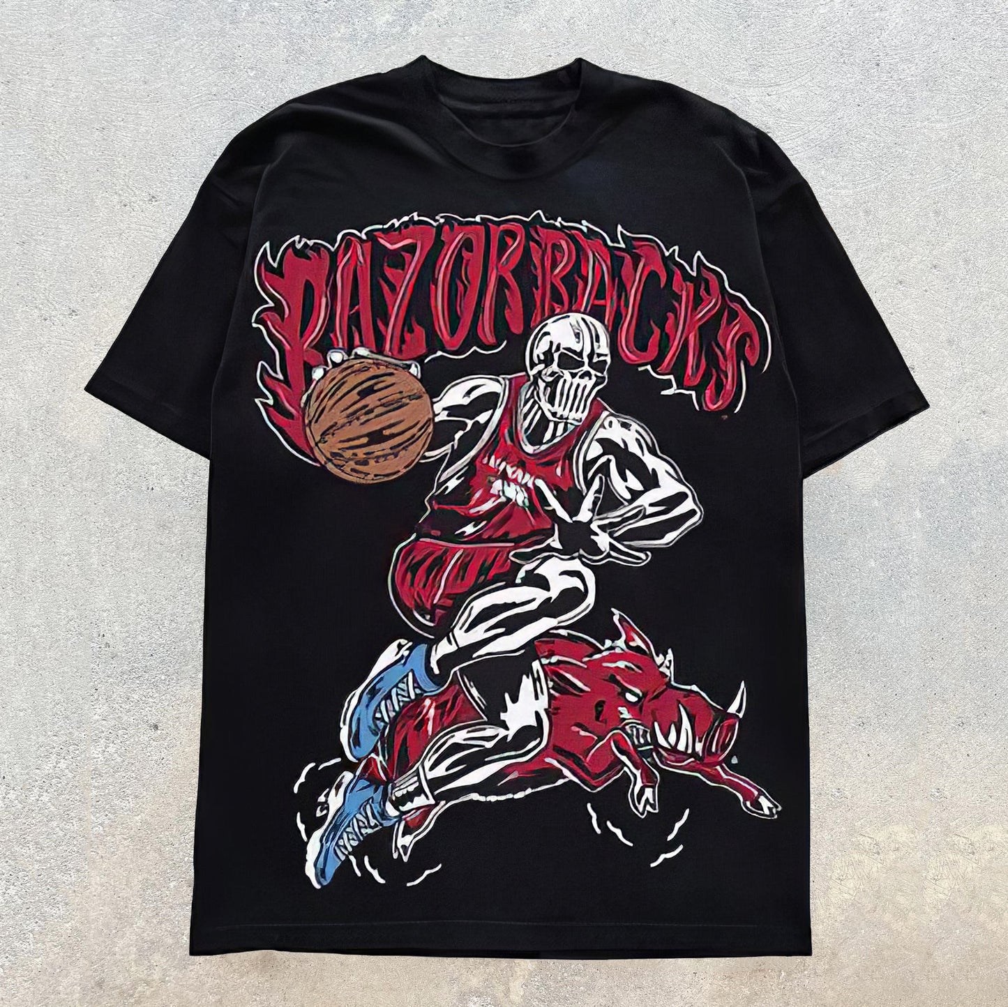 Camiseta de manga corta con estampado de Razorbacks