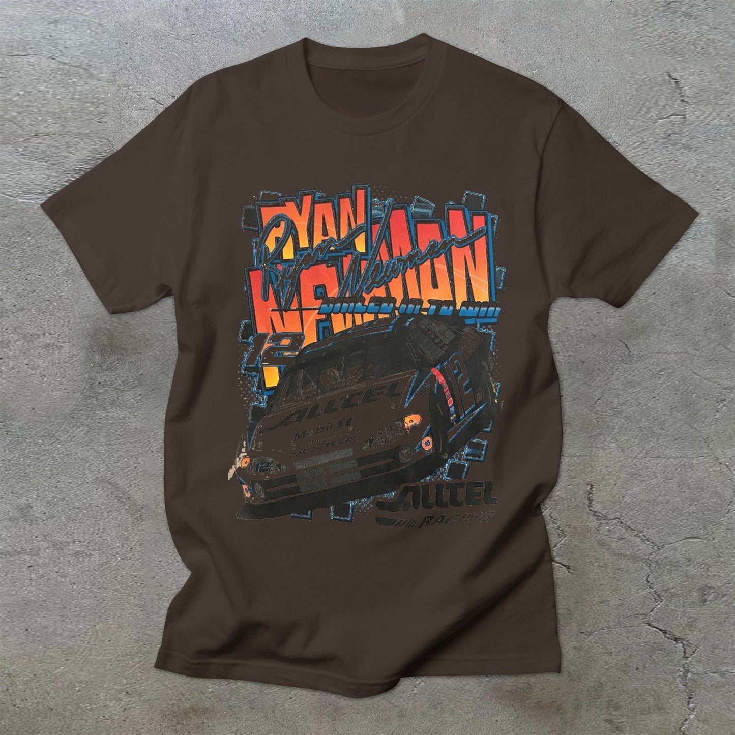 Camiseta de manga corta estilo retro hip-hop de la marca Tide