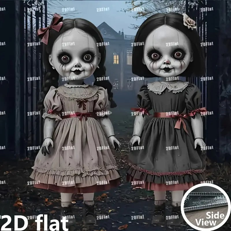 2D Flat 2 Large Size Halloween Yard Signs