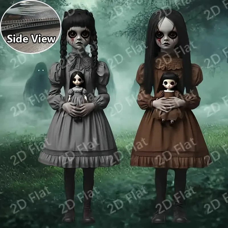 2D Flat 2 Large Size Halloween Patio Signs