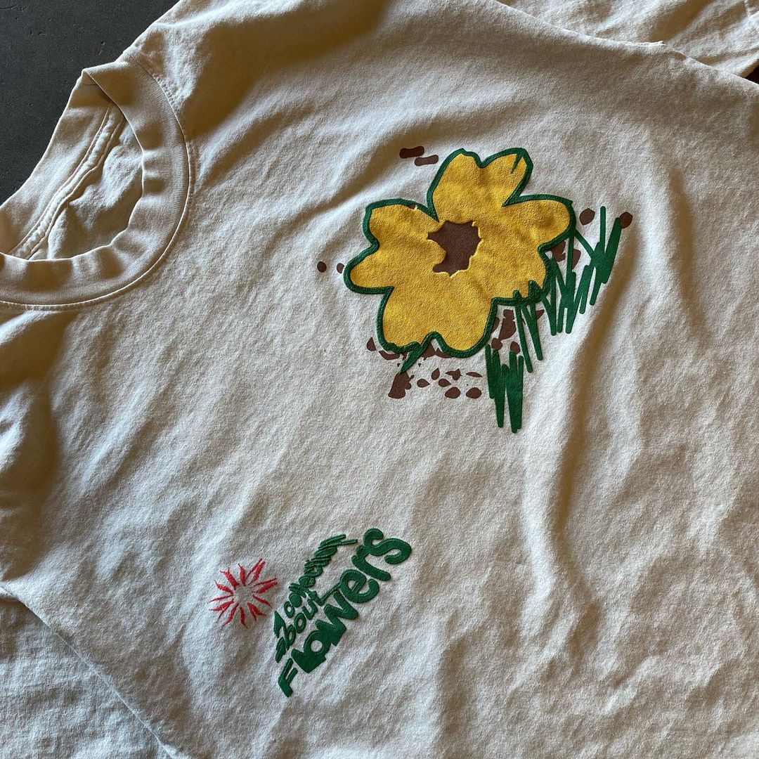 Camiseta informal retro holgada de manga corta a la moda