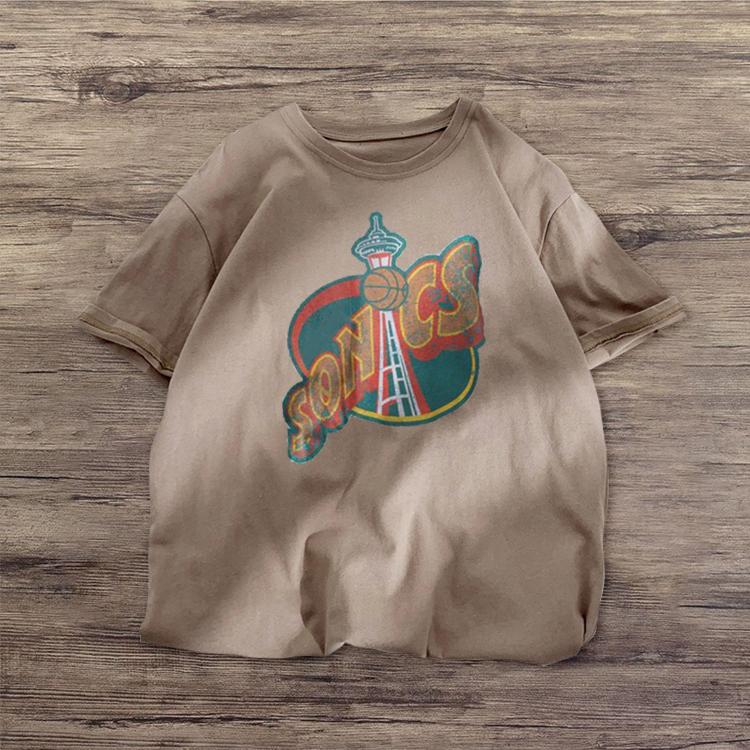 Camiseta deportiva de manga corta de moda urbana