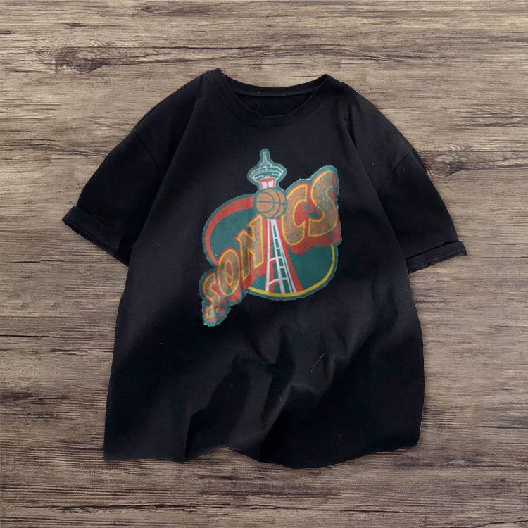 Camiseta deportiva de manga corta de moda urbana