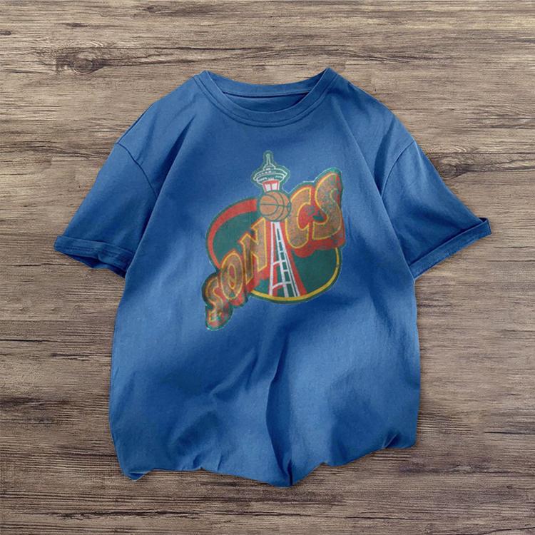 Camiseta deportiva de manga corta de moda urbana