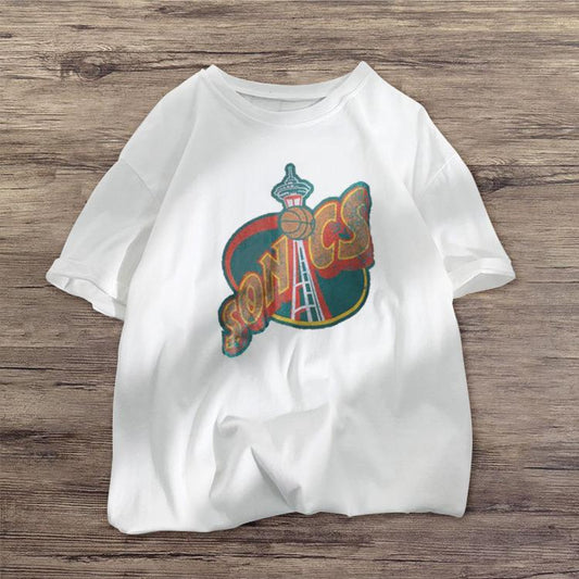 Camiseta deportiva de manga corta de moda urbana