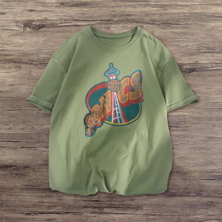 Camiseta deportiva de manga corta de moda urbana