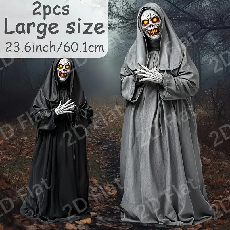 2 Large Size Halloween Yard Signs