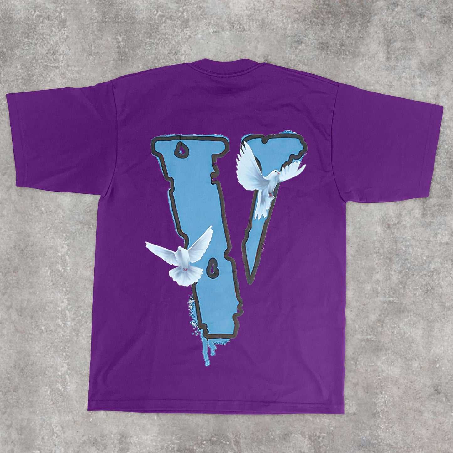 Camiseta de manga corta estilo retro casual con estampado de marca Tide