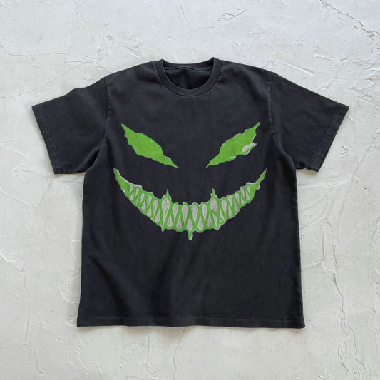 Camiseta de manga corta con gráfico vintage Wicked