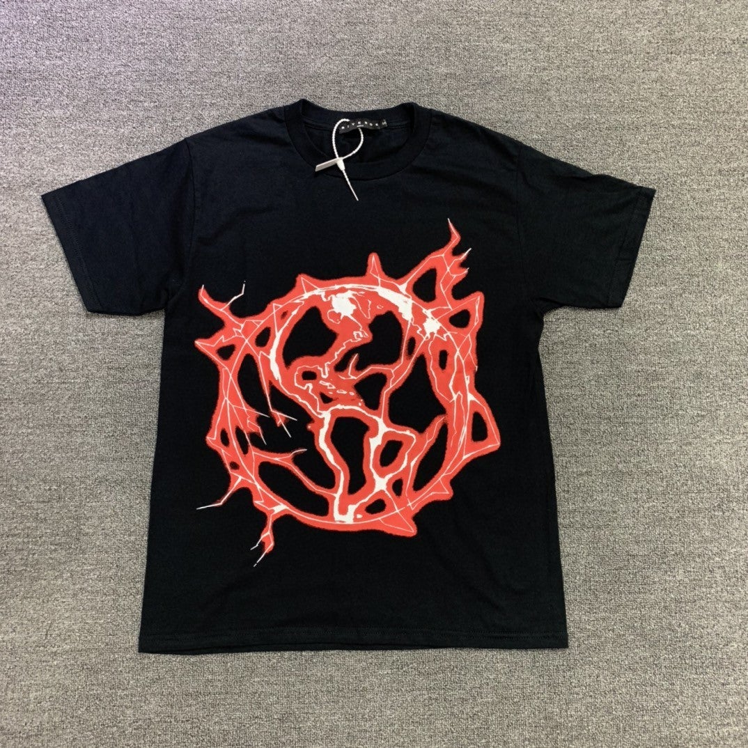 Camiseta de manga corta con estampado casual de moda de moda