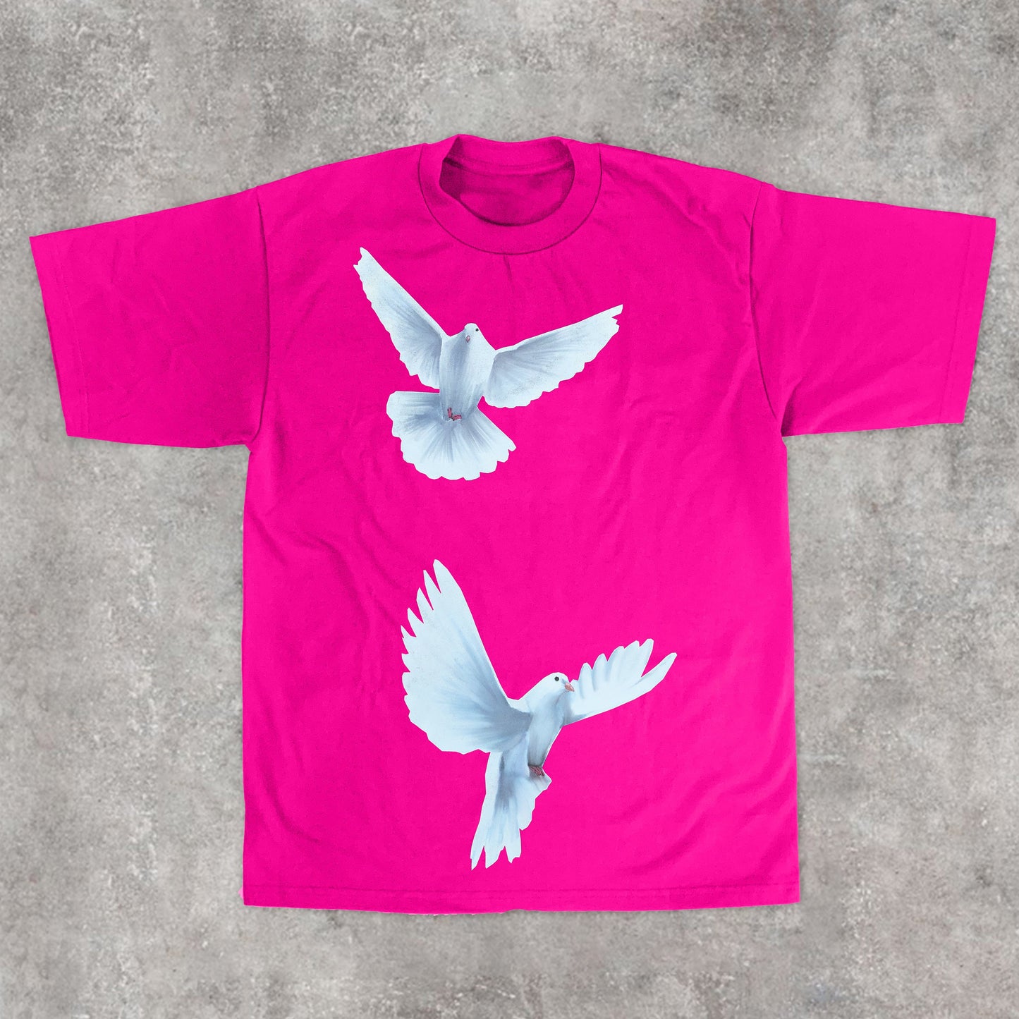 Camiseta de manga corta con estampado de moda Dove Peace