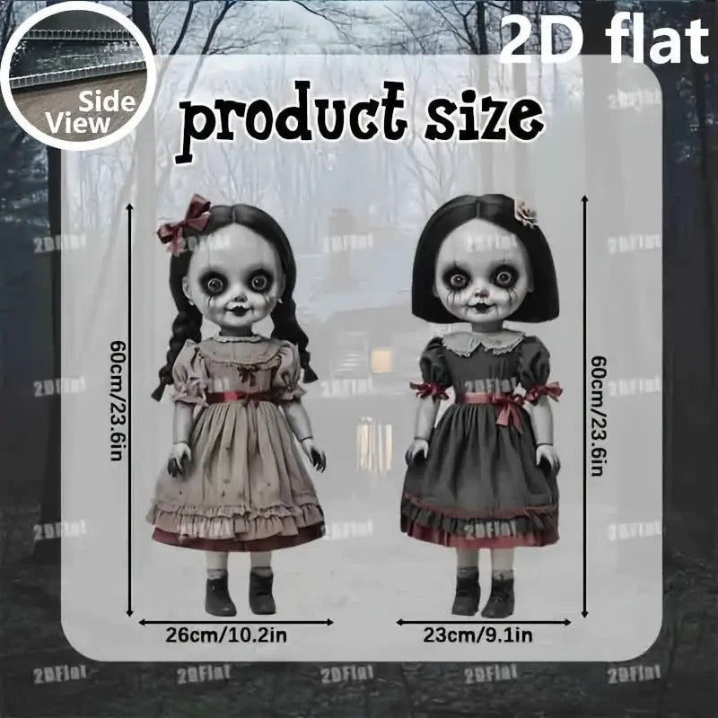 2D Flat 2 Large Size Halloween Yard Signs