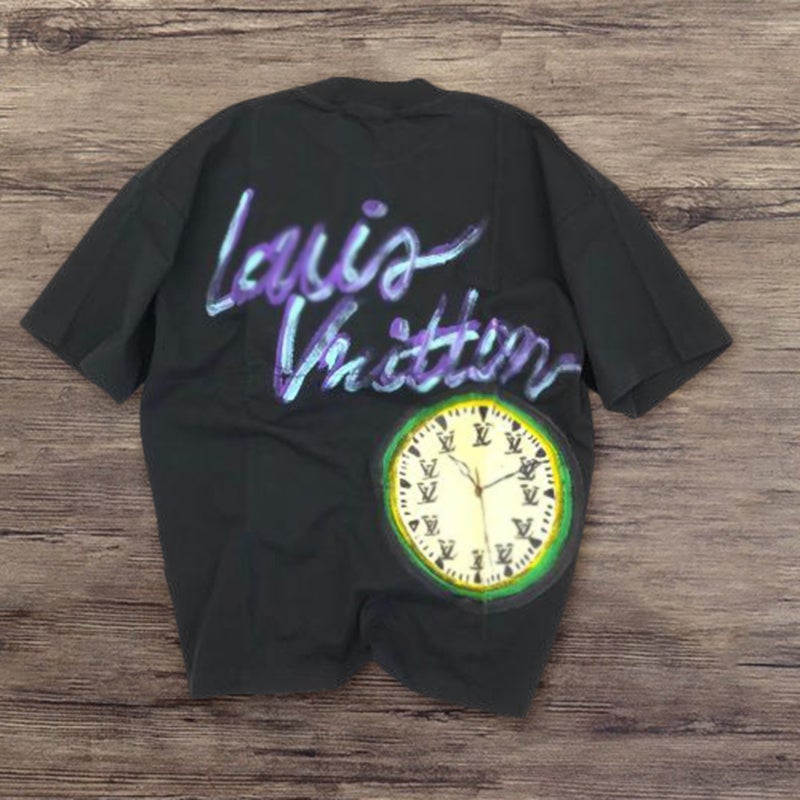 Camiseta con estampado de tendencia de moda hip-hop