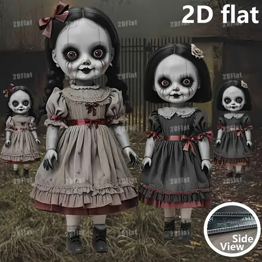 2D Flat 2 Large Size Halloween Yard Signs