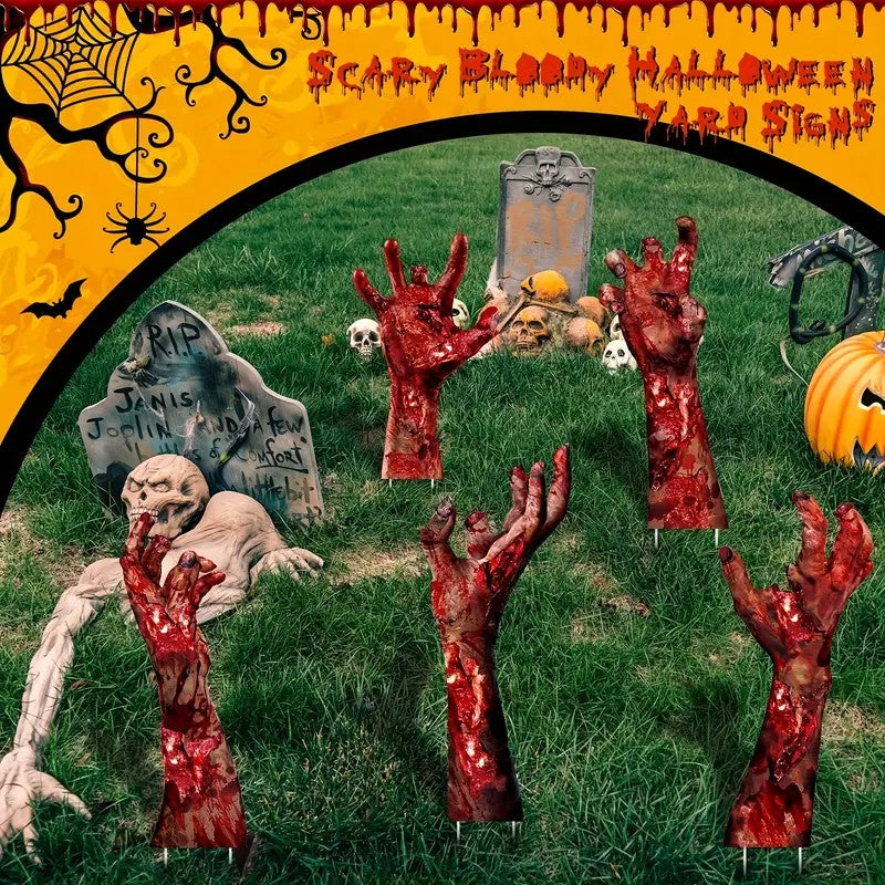 5pcs Halloween Yard Sign