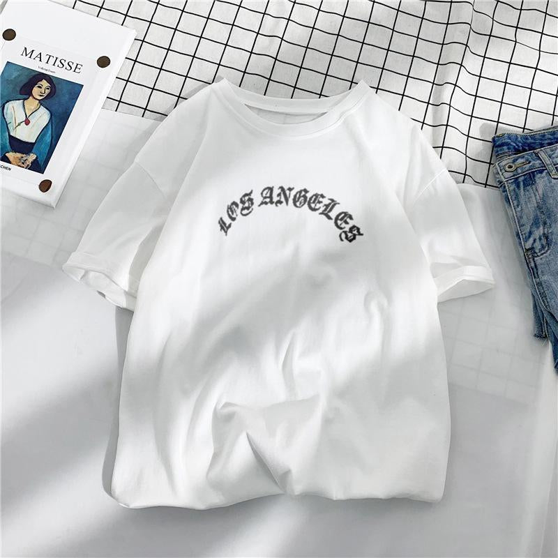 Trendy bedrucktes Fashion Street T-Shirt