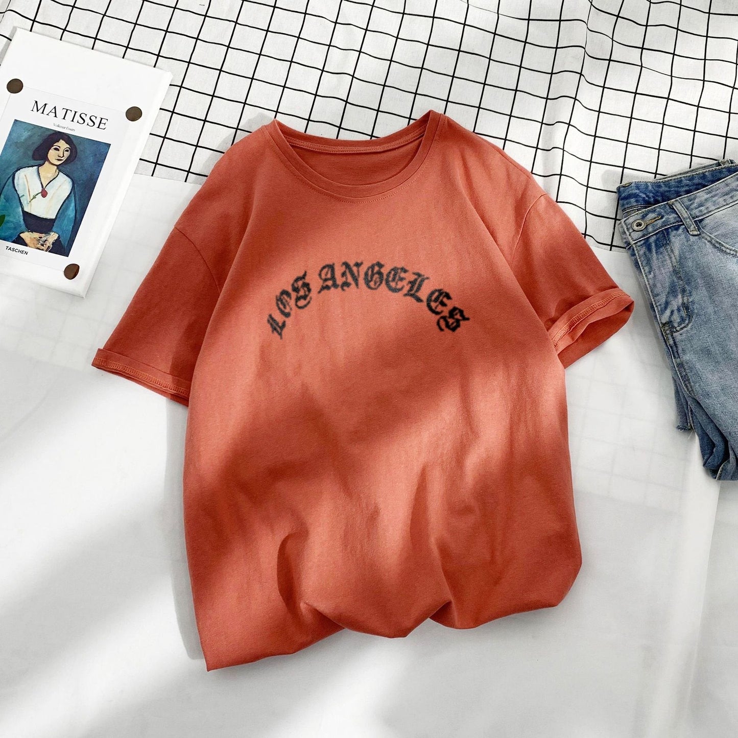Trendy bedrucktes Fashion Street T-Shirt