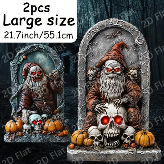 2pcs APUNGA Large Halloween Tombstone Decorations