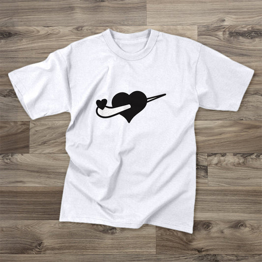 Camiseta holgada informal de estilo retro a la moda